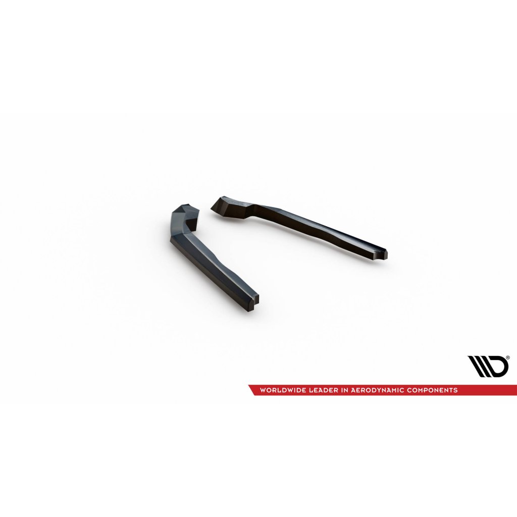 Maxton Design boční difuzory pod zadní nárazník ver.1 pro BMW řada 2 G42 Standard, černý lesklý plast ABS