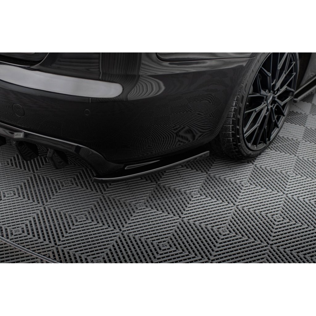 Maxton Design boční difuzory pod zadní nárazník ver.2 pro Audi A4 B8, černý lesklý plast ABS, Sedan / Avant