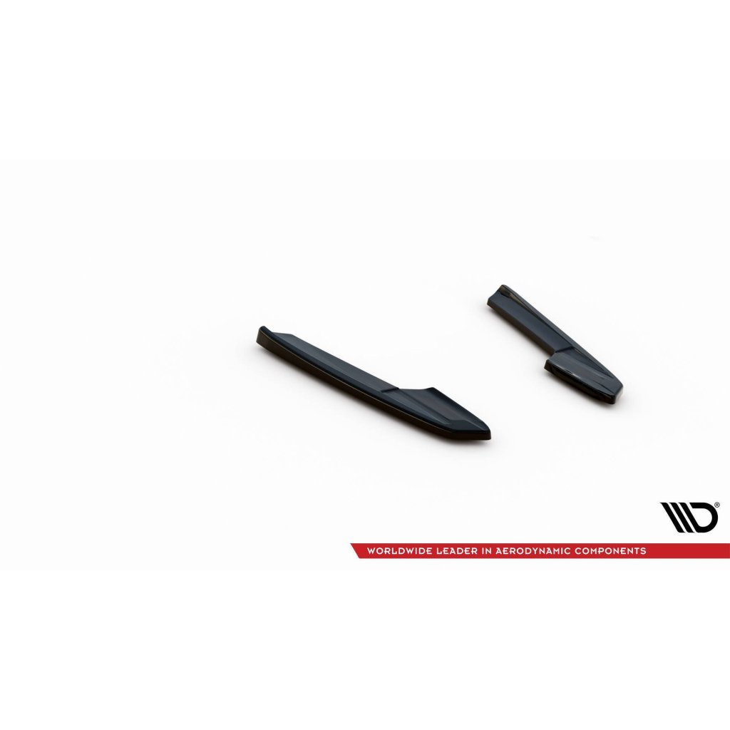 Maxton Design boční difuzory pod zadní nárazník ver.2 pro Audi RS7 C8, černý lesklý plast ABS
