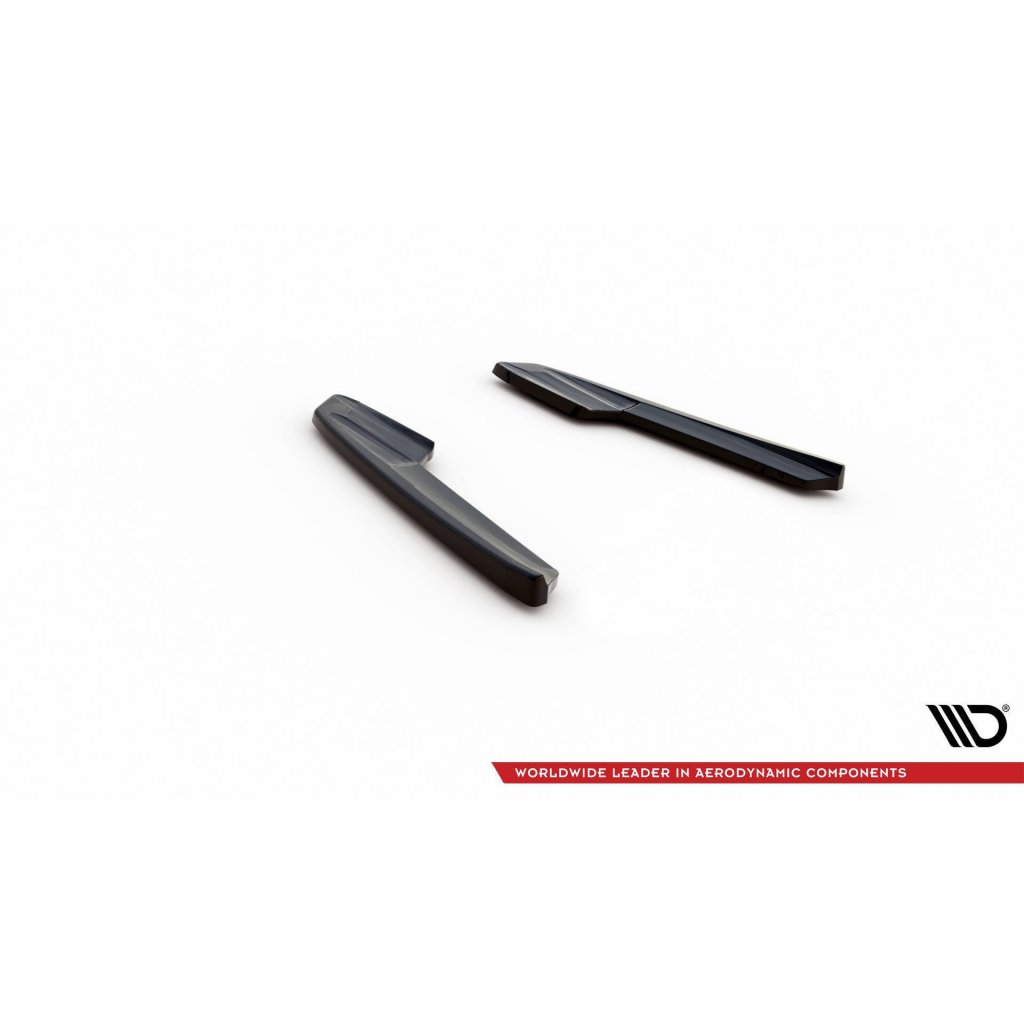 Maxton Design boční difuzory pod zadní nárazník ver.2 pro Audi RS7 C8, černý lesklý plast ABS
