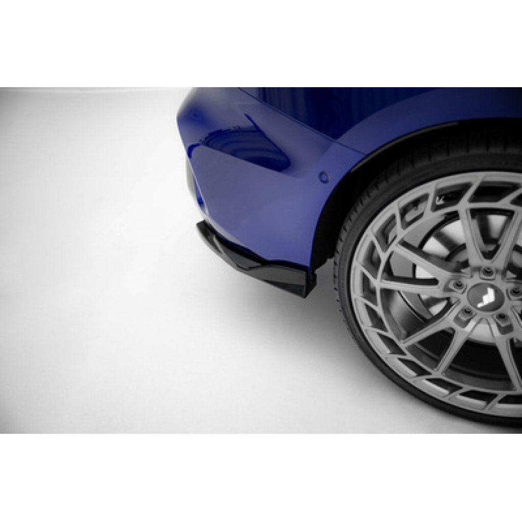 Maxton Design boční difuzory pod zadní nárazník ver.2 pro Audi S3 8Y Facelift, černý lesklý plast ABS