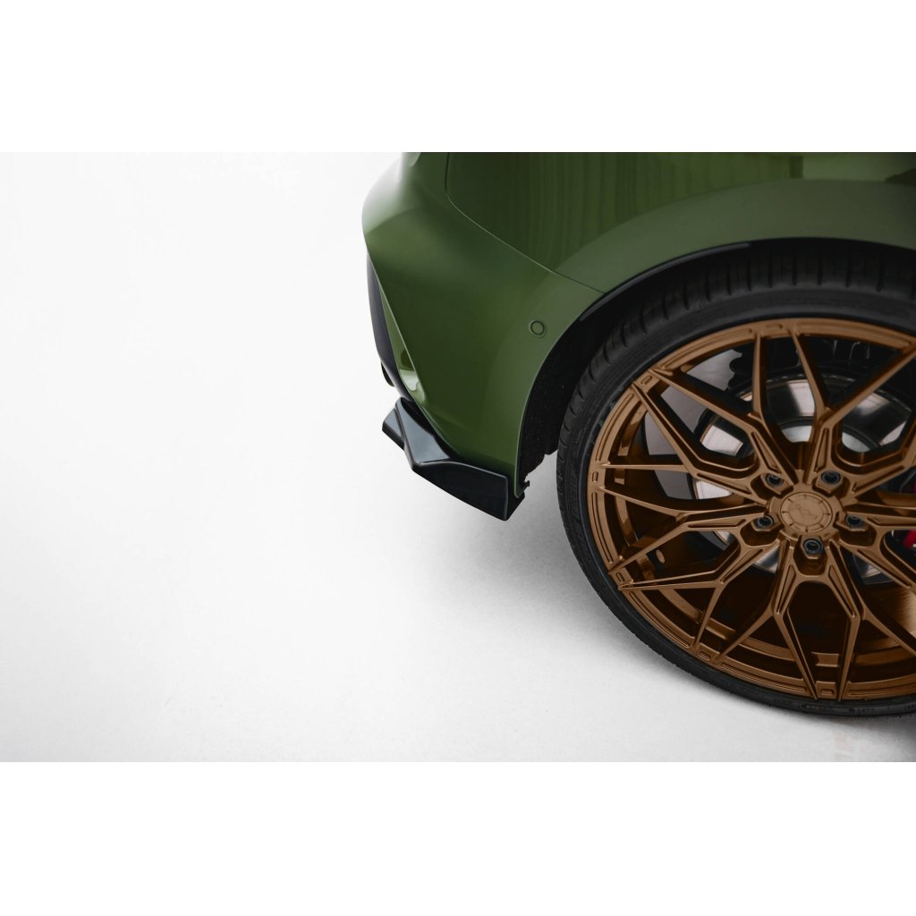 Maxton Design boční difuzory pod zadní nárazník ver.2 pro Audi S3 8Y Facelift, černý lesklý plast ABS, Sportback
