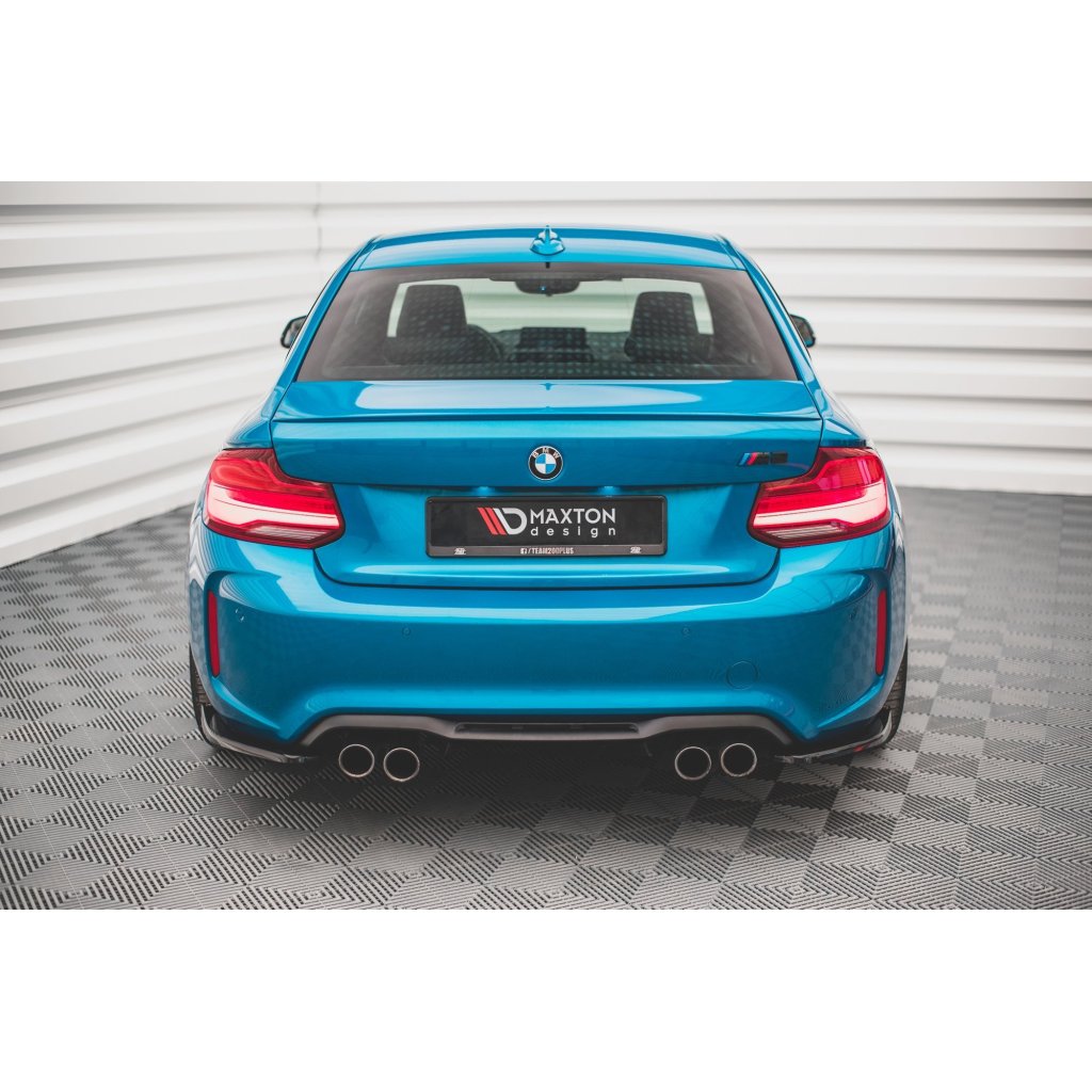 Maxton Design boční difuzory pod zadní nárazník ver.2 pro BMW M2 F87, carbon-Look