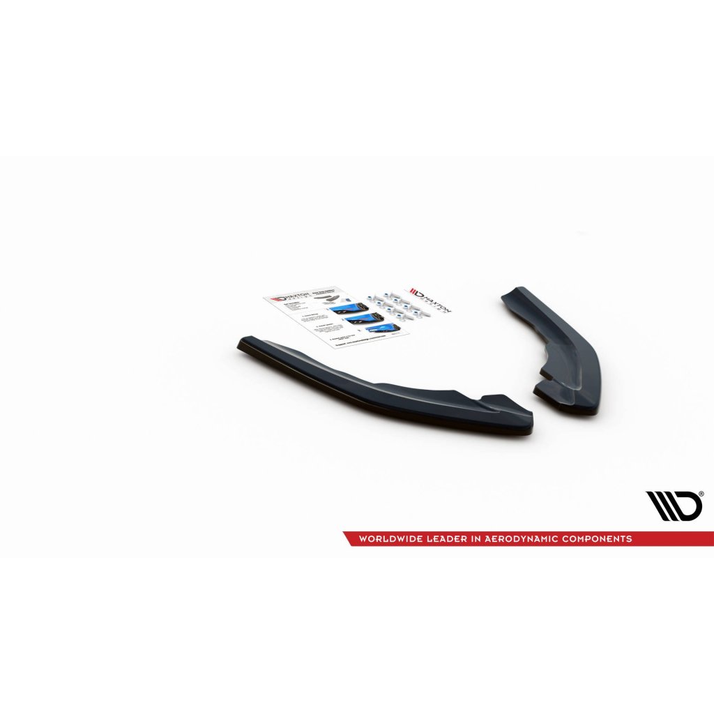 Maxton Design boční difuzory pod zadní nárazník ver.2 pro BMW M2 F87, černý lesklý plast ABS