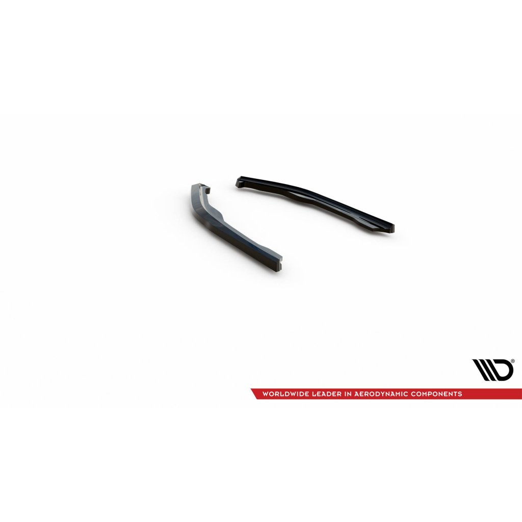 Maxton Design boční difuzory pod zadní nárazník ver.2 pro BMW řada 2 G42 M240i, černý lesklý plast ABS