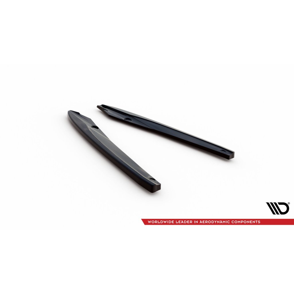 Maxton Design boční difuzory pod zadní nárazník ver.2 pro Seat Leon ST FR Mk4, černý lesklý plast ABS