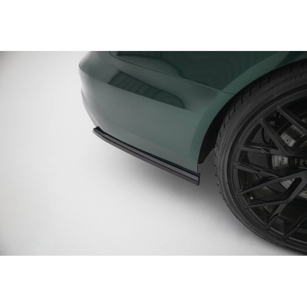 Maxton Design boční difuzory pod zadní nárazník ver.3 pro Audi A6 C7, černý lesklý plast ABS, S-Line Avant