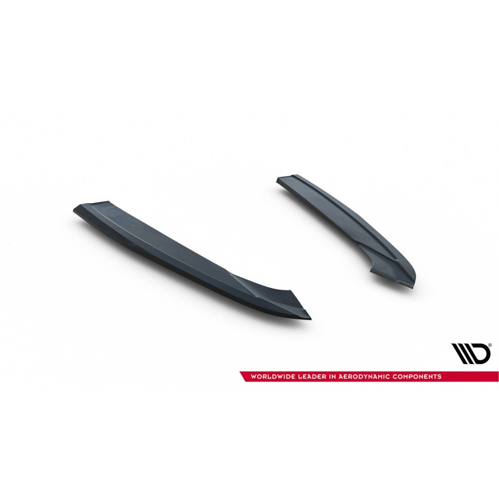 Maxton Design boční difuzory pod zadní nárazník ver.3 pro Audi S6 C7 FL, černý lesklý plast ABS, Sedan / Avant