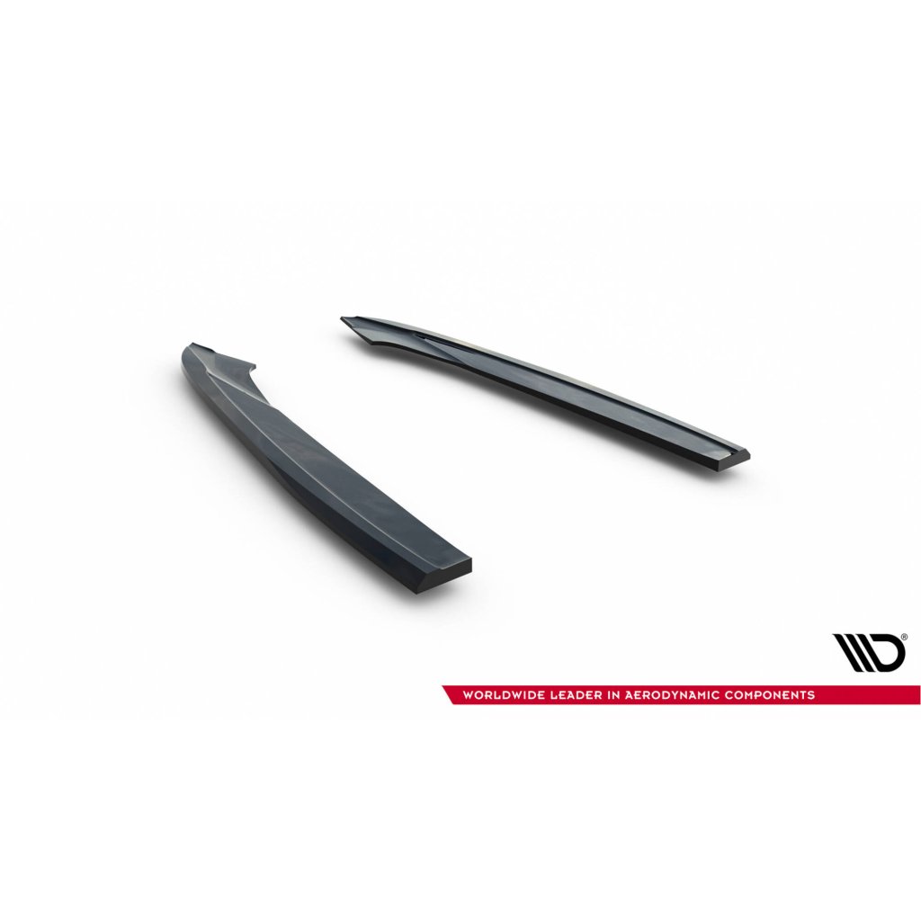 Maxton Design boční difuzory pod zadní nárazník ver.3 pro Audi S6 C7 FL, černý lesklý plast ABS, Sedan / Avant