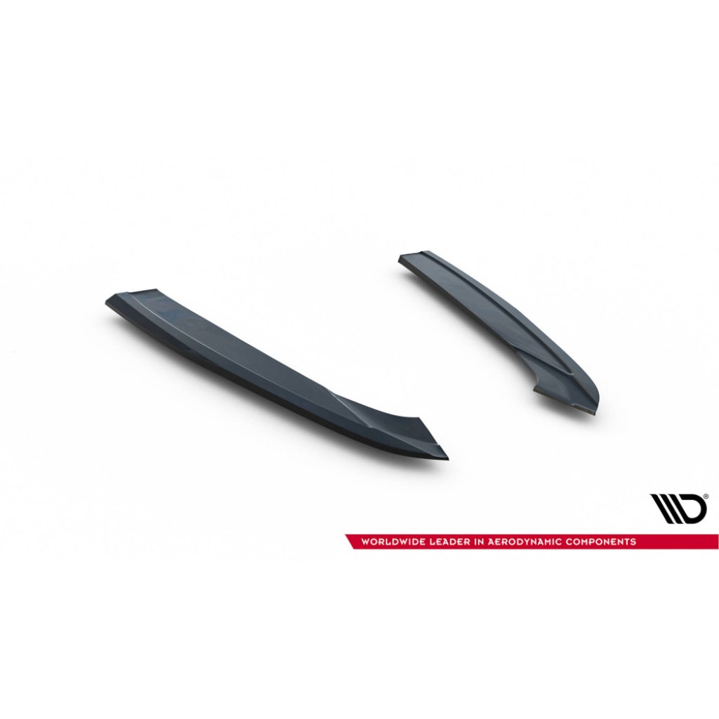 Maxton Design boční difuzory pod zadní nárazník ver.3 pro Audi S6 C7 FL, černý lesklý plast ABS, Sedan / Avant