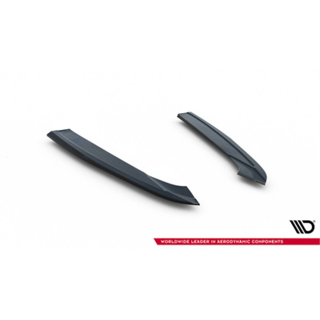 Maxton Design boční difuzory pod zadní nárazník ver.3 pro Audi S6 C7 FL, černý lesklý plast ABS, Sedan / Avant