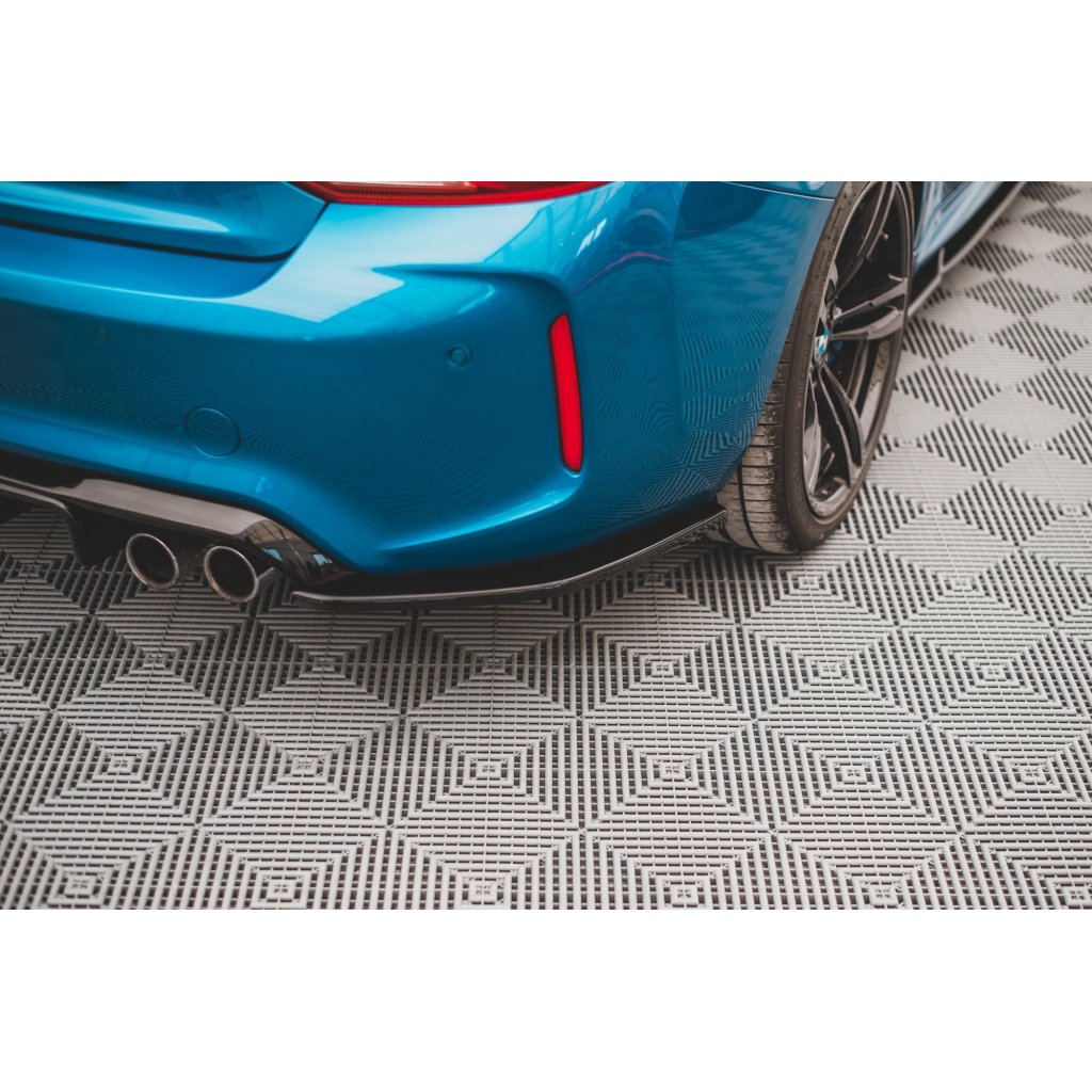 Maxton Design boční difuzory pod zadní nárazník ver.3 pro BMW M2 F87, carbon-Look