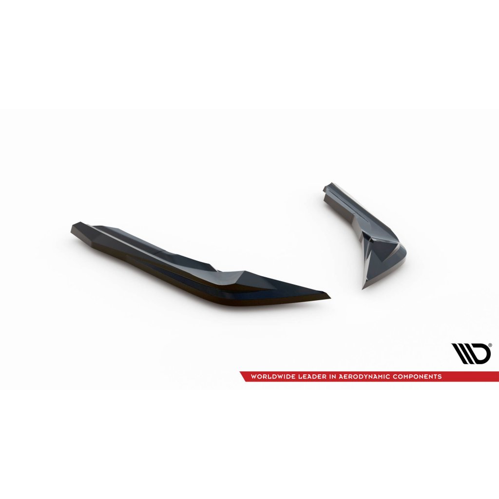 Maxton Design boční difuzory pod zadní nárazník ver.3 pro BMW M2 G87, černý lesklý plast ABS