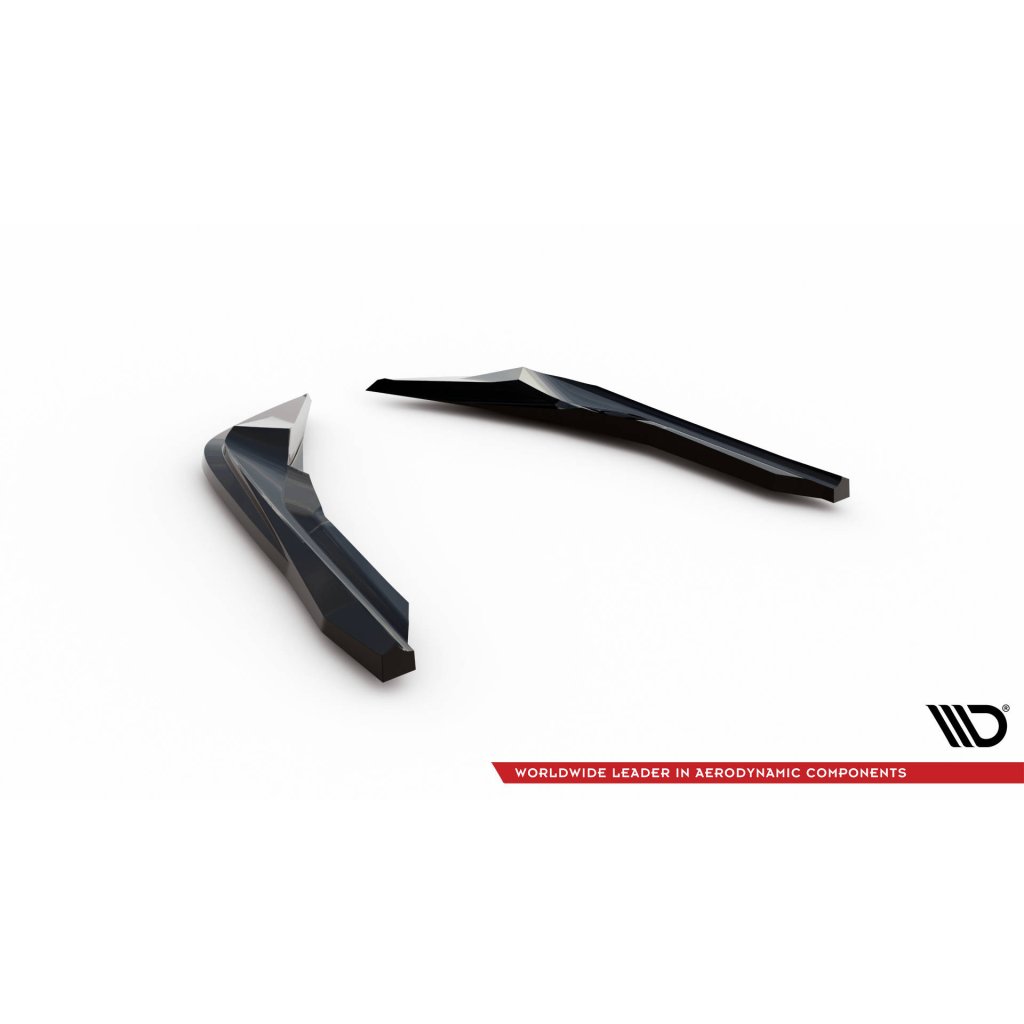 Maxton Design boční difuzory pod zadní nárazník ver.3 pro BMW M2 G87, černý lesklý plast ABS