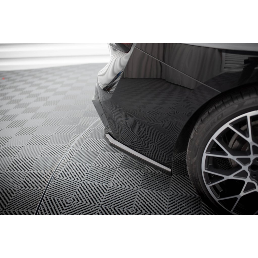 Maxton Design boční difuzory pod zadní nárazník ver.3 pro BMW řada 2 G42 Standard, černý lesklý plast ABS