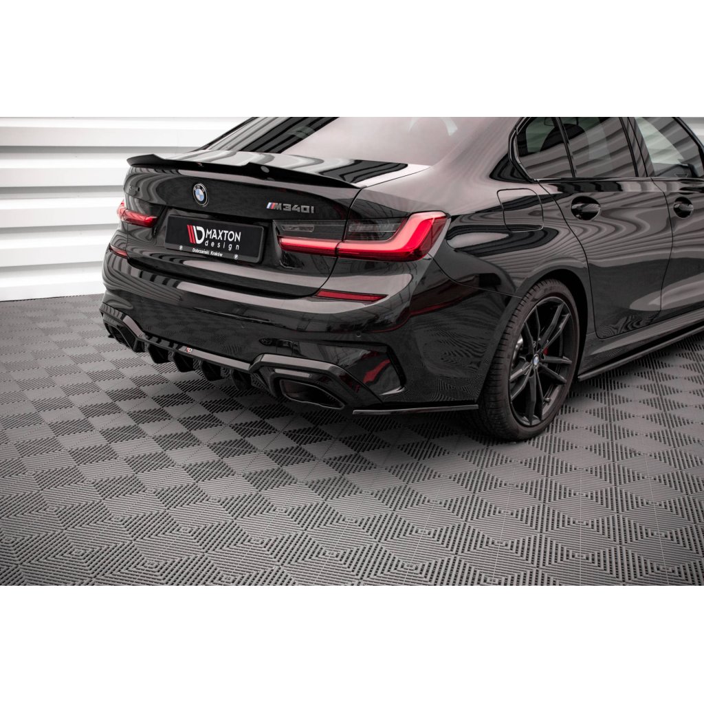 Maxton Design boční difuzory pod zadní nárazník ver.3 pro BMW řada 3 G20 M340i, G20 M-Pack, G21 M340i, G21 M-Pack, černý lesklý plast ABS