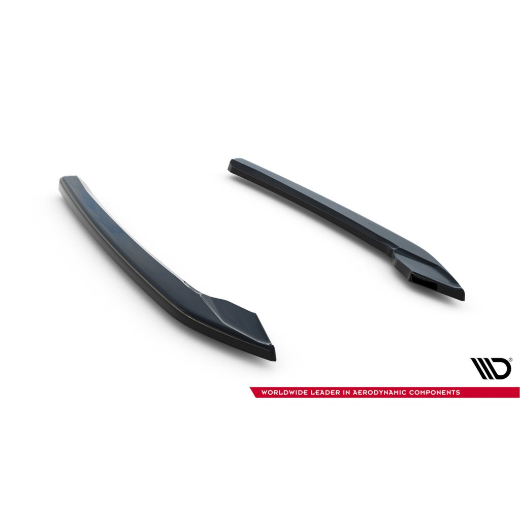 Maxton Design boční difuzory pod zadní nárazník ver.3 pro Škoda Superb Mk3, černý lesklý plast ABS, Liftback / Combi