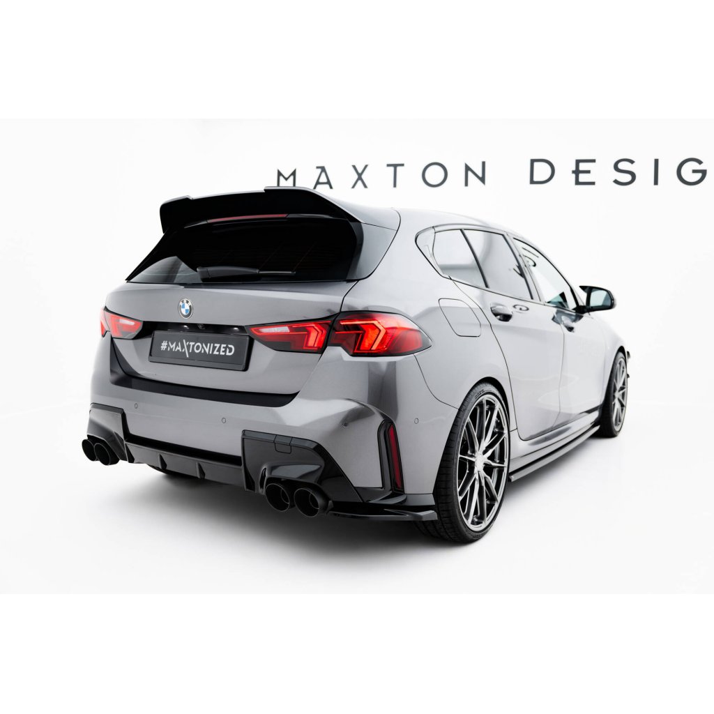 Maxton Design boční difuzory pod zadní nárazník ver.4 pro BMW řada 1 F70, černý lesklý plast ABS, M135i