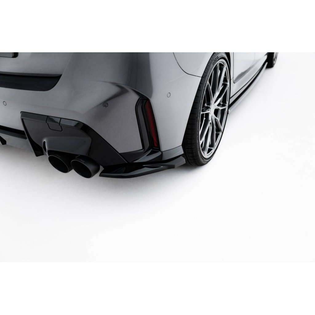 Maxton Design boční difuzory pod zadní nárazník ver.4 pro BMW řada 1 F70, černý lesklý plast ABS, M135i