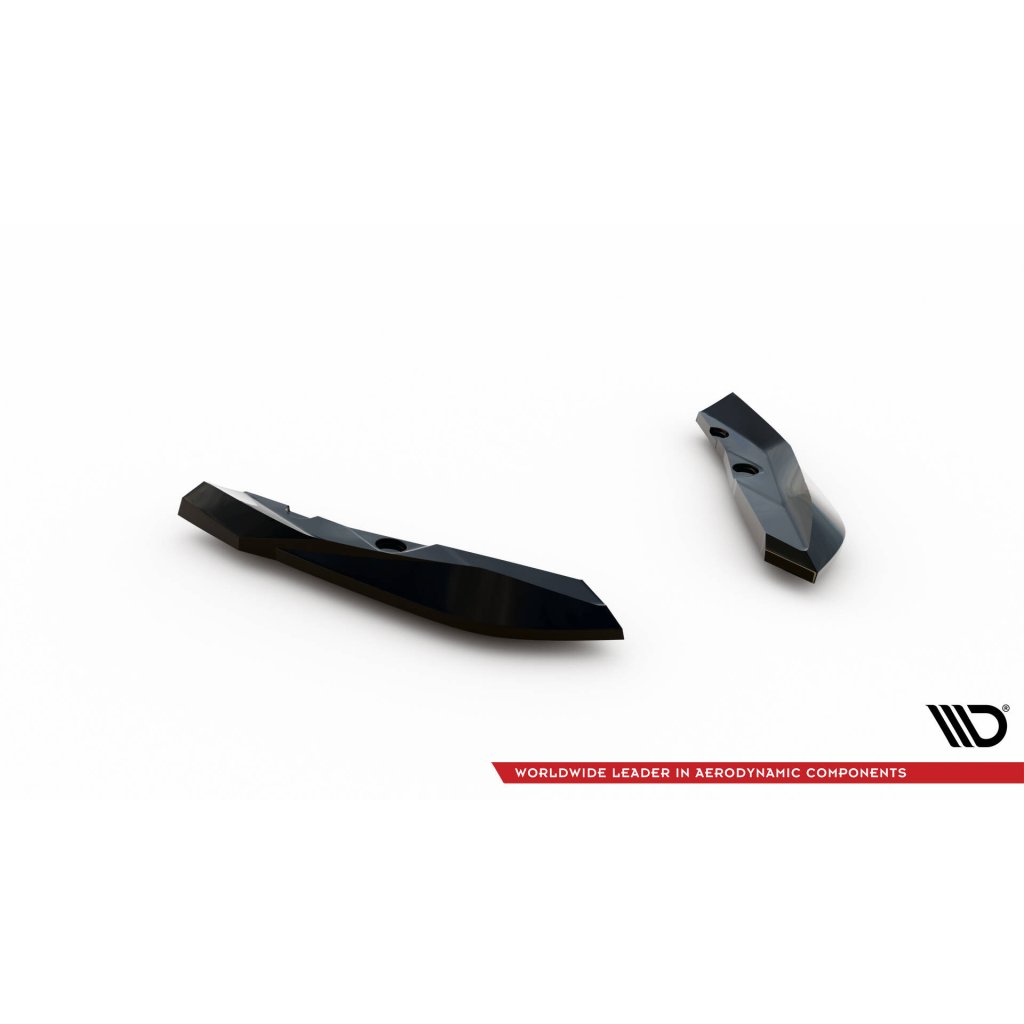 Maxton Design boční difuzory pod zadní nárazník ver.4 pro BMW řada 1 F70, černý lesklý plast ABS, M135i