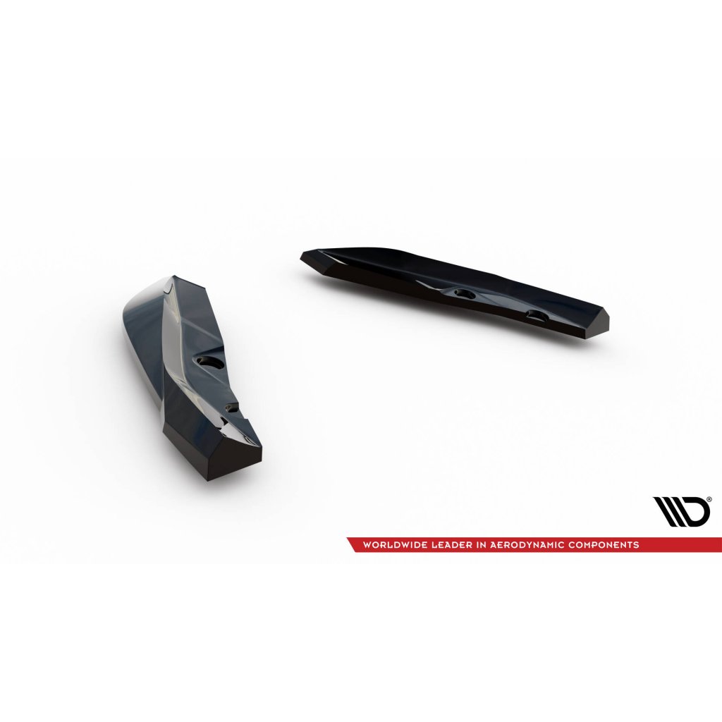 Maxton Design boční difuzory pod zadní nárazník ver.4 pro BMW řada 1 F70, černý lesklý plast ABS, M135i