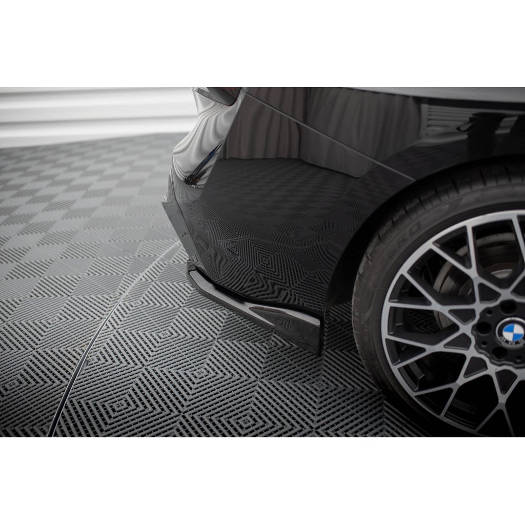 Maxton Design boční difuzory pod zadní nárazník ver.4 pro BMW řada 2 G42 Standard, černý lesklý plast ABS