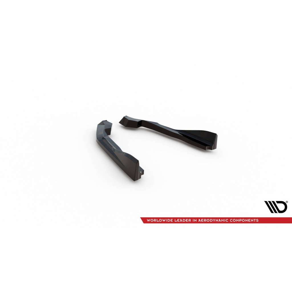 Maxton Design boční difuzory pod zadní nárazník ver.4 pro BMW řada 2 G42 Standard, černý lesklý plast ABS
