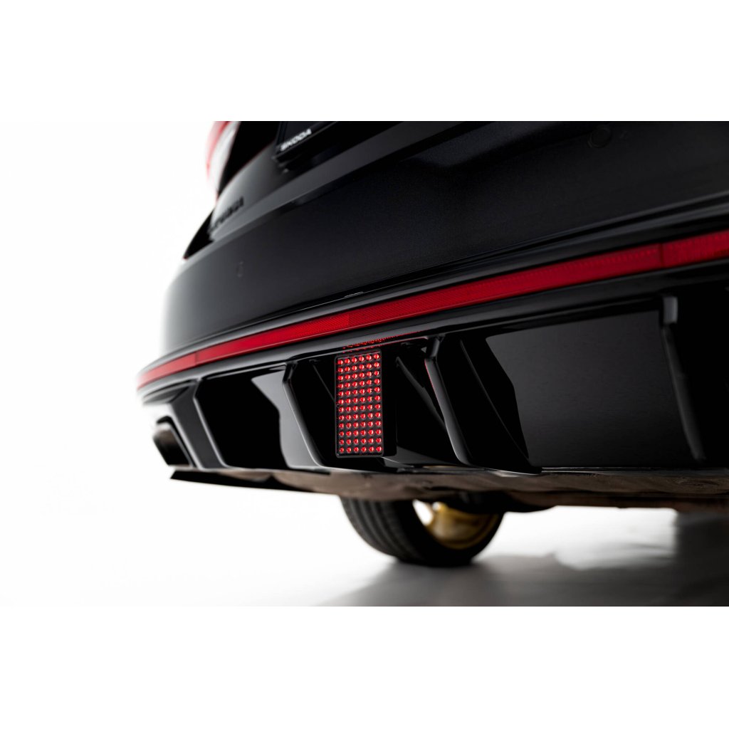 Maxton Design brzdové světlo pro Škoda Octavia RS Mk4, černý lesklý plast ABS
