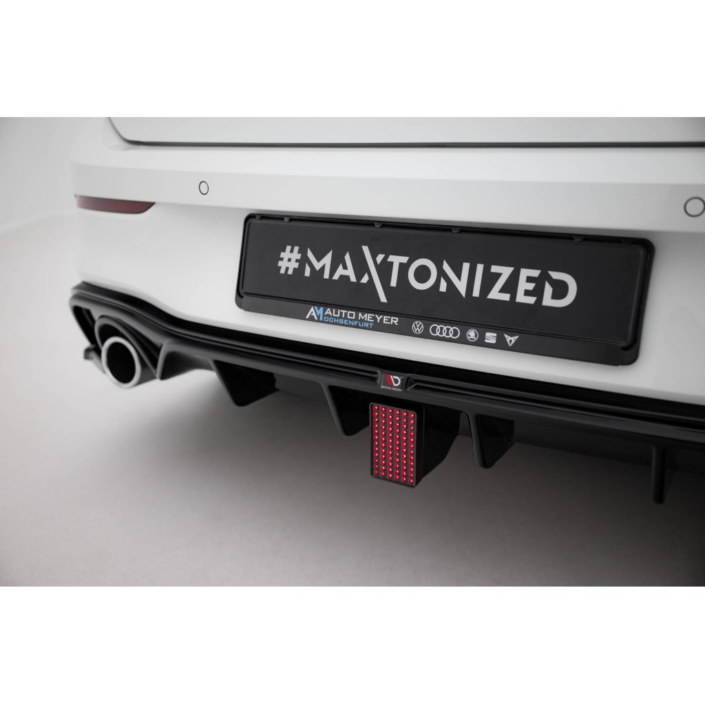 Maxton Design brzdové světlo pro Volkswagen Golf GTI Mk8, černý lesklý plast ABS