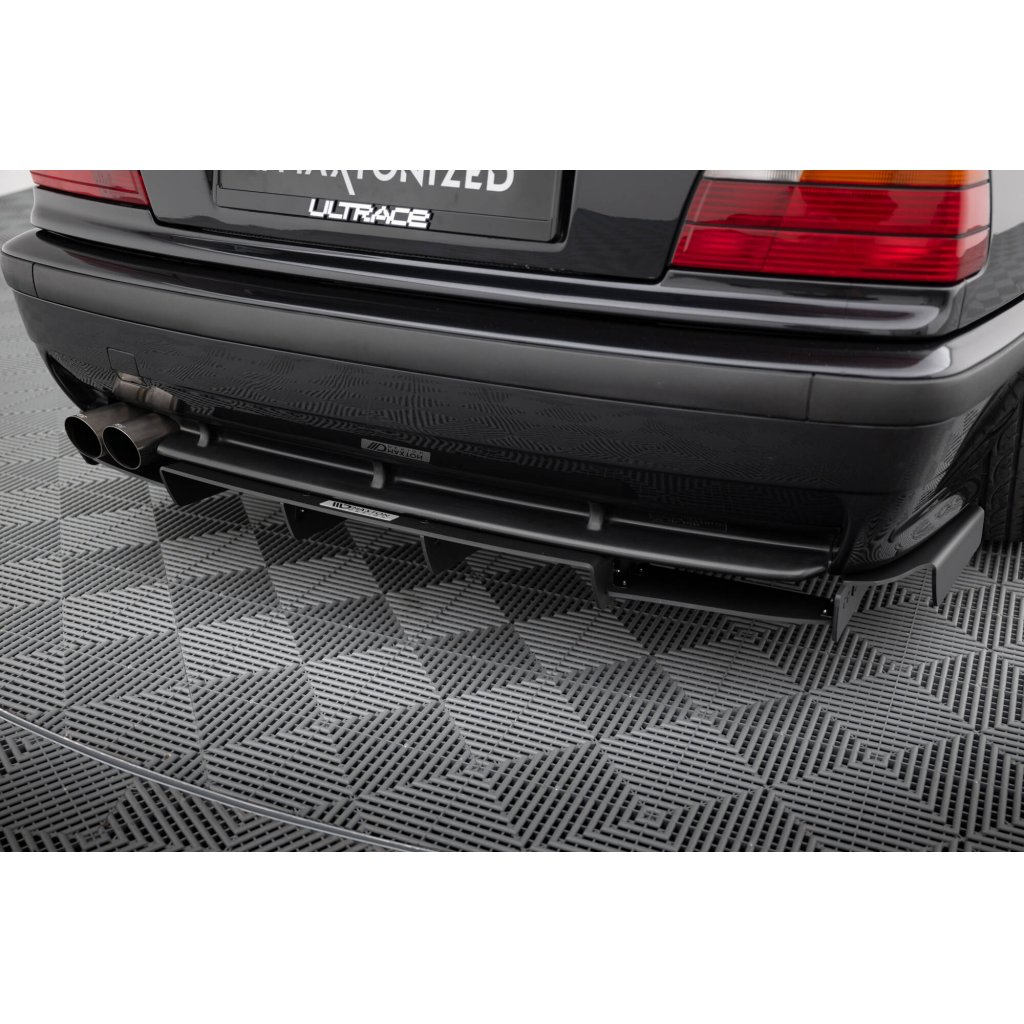 Maxton Design difuzor zadního nárazníku pro BMW M3 E36, plast ABS bez povrchové úpravy