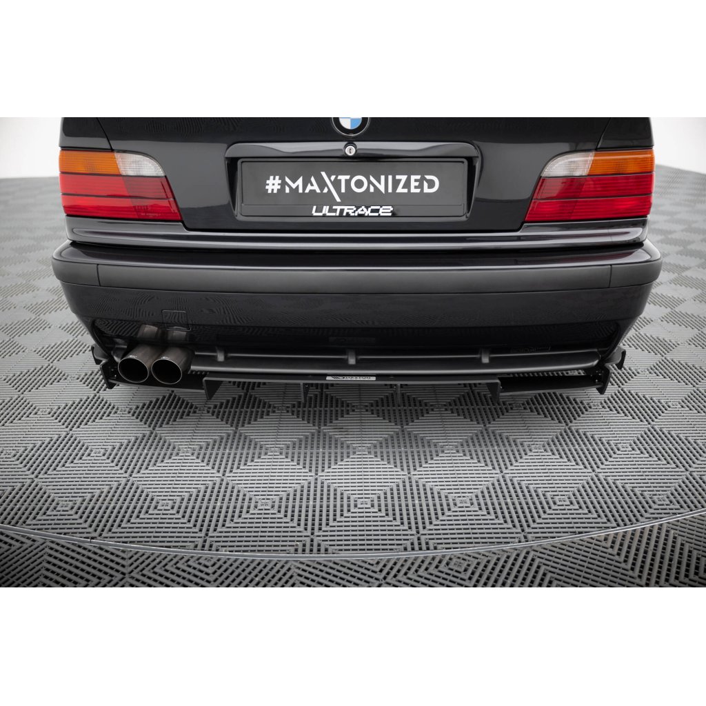 Maxton Design difuzor zadního nárazníku pro BMW M3 E36, plast ABS bez povrchové úpravy