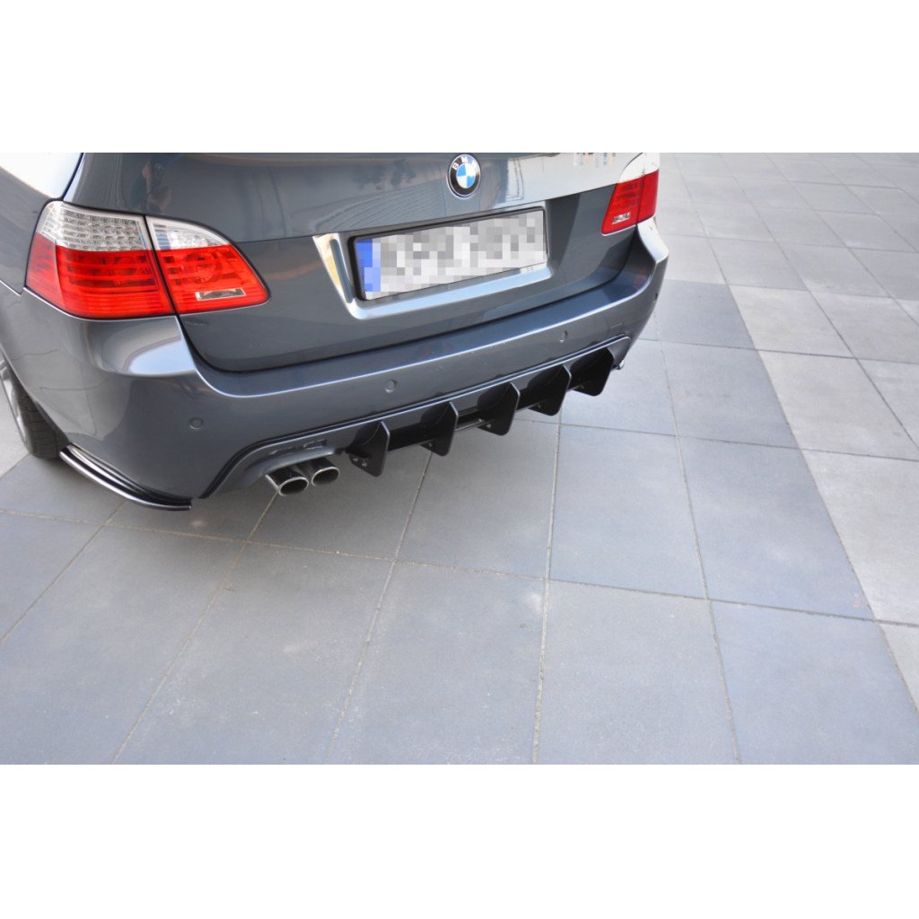 Maxton Design difuzor zadního nárazníku pro BMW řada 5 E61, plast ABS bez povrchové úpravy