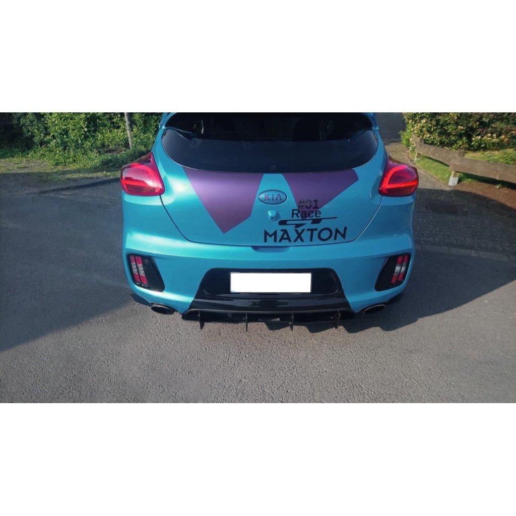 Maxton Design difuzor zadního nárazníku pro Kia Cee'd Mk 2/ProCeed GT, plast ABS bez povrchové úpravy