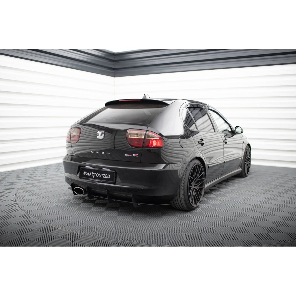 Maxton Design difuzor zadního nárazníku pro Seat Leon Cupra Mk1, plast ABS bez povrchové úpravy