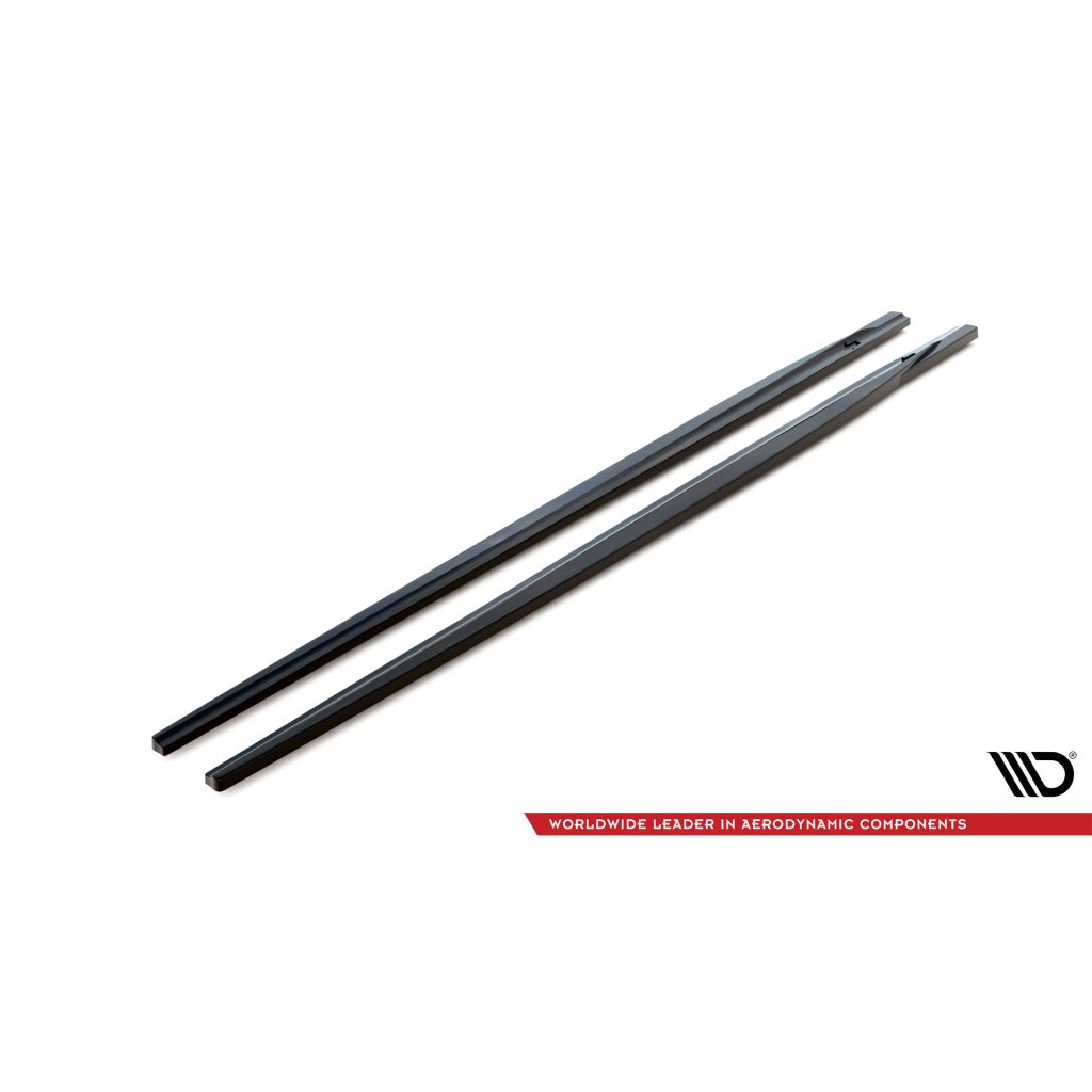Maxton Design difuzory pod boční prahy pro BMW řada 2 F22, carbon-Look, M-pack