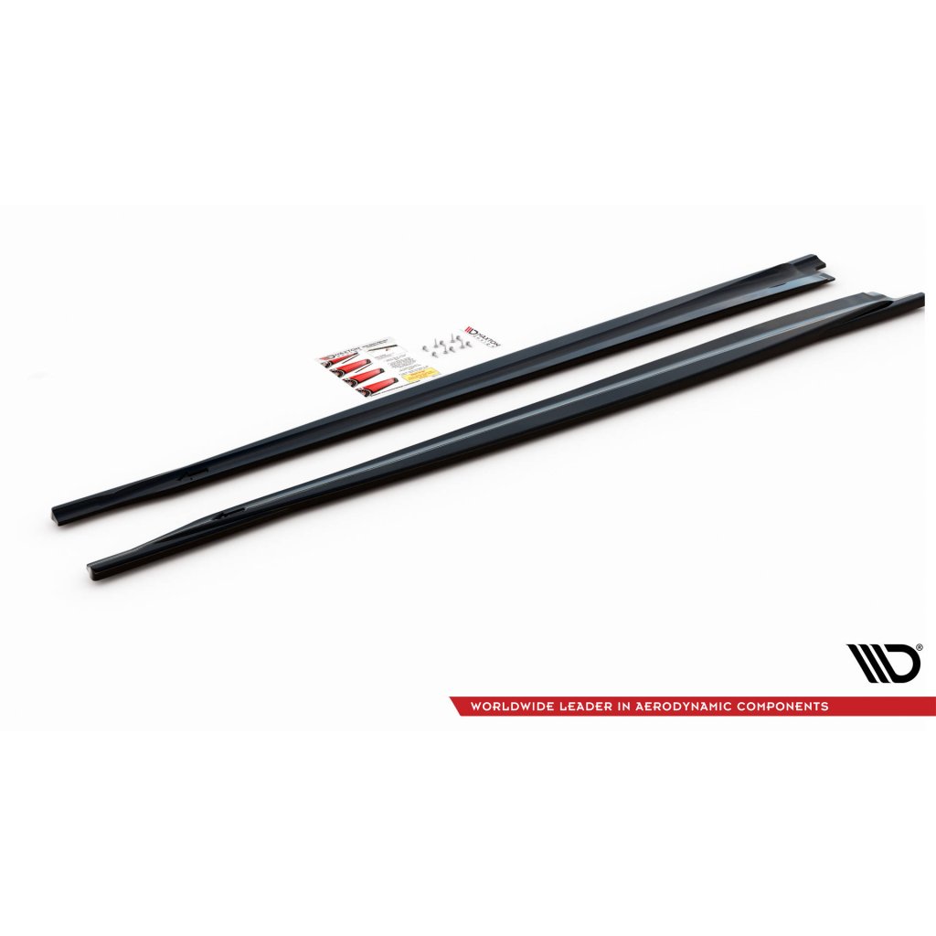 Maxton Design difuzory pod boční prahy pro BMW X5M F15, carbon-Look