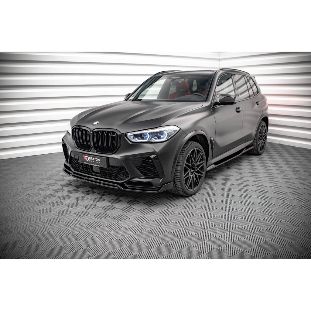 Maxton Design difuzory pod boční prahy pro BMW X5M G05, carbon-Look