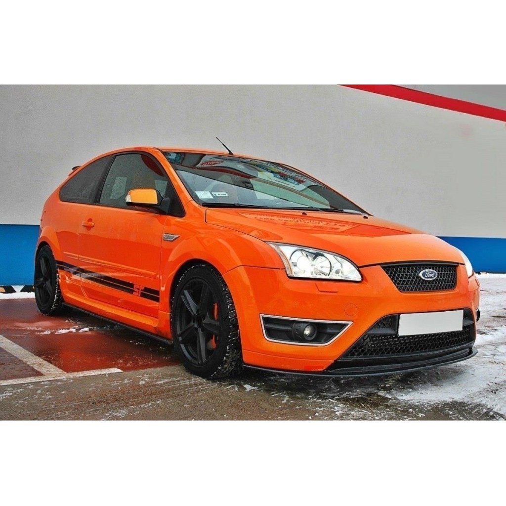 Maxton Design difuzory pod boční prahy pro Ford Focus ST Mk2, plast ABS bez povrchové úpravy
