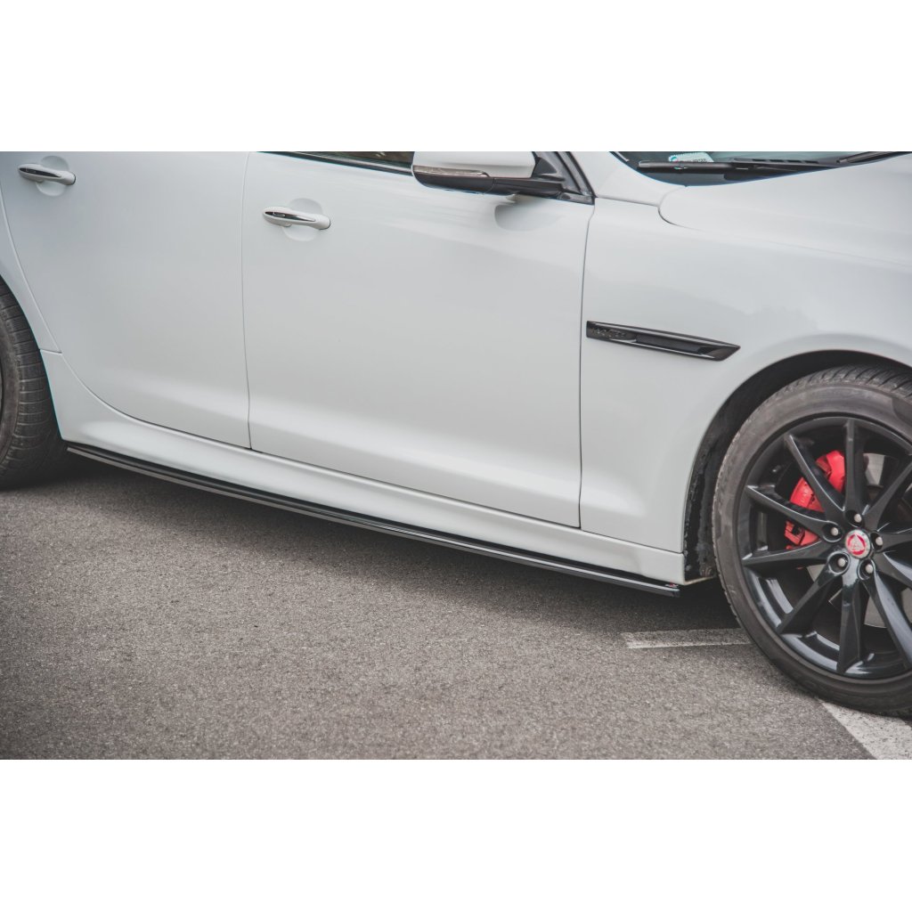 Maxton Design difuzory pod boční prahy pro Jaguar XJ X351, plast ABS bez povrchové úpravy