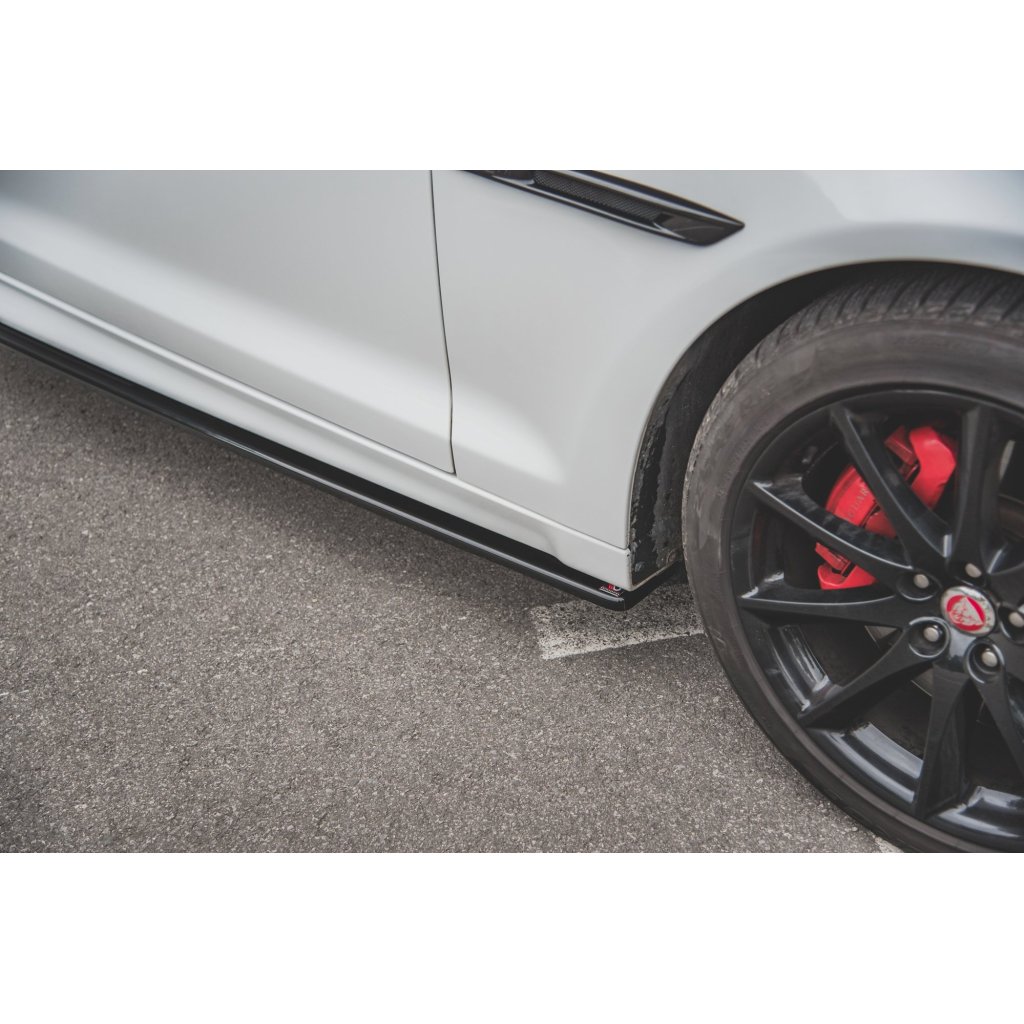 Maxton Design difuzory pod boční prahy pro Jaguar XJ X351, plast ABS bez povrchové úpravy