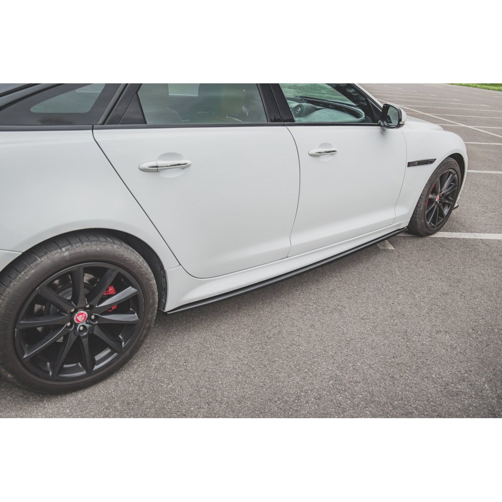 Maxton Design difuzory pod boční prahy pro Jaguar XJ X351, plast ABS bez povrchové úpravy