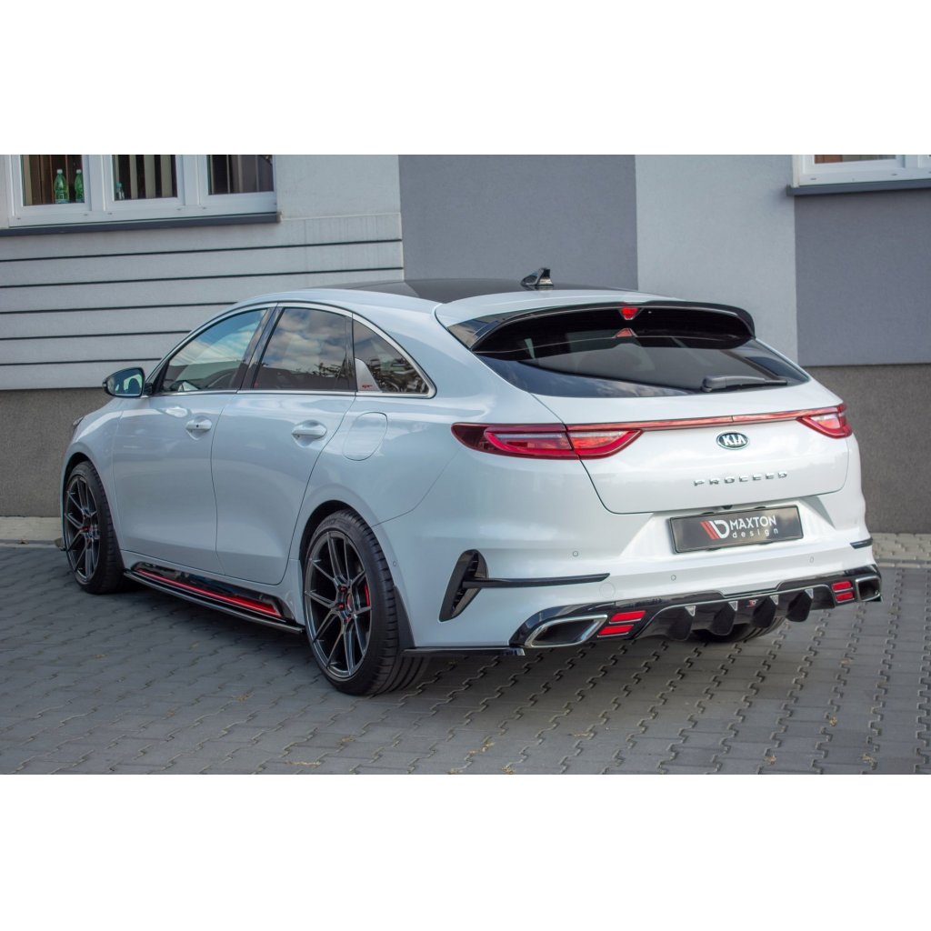 Maxton Design difuzory pod boční prahy pro Kia Cee'd Mk 3/ProCeed GT, plast ABS bez povrchové úpravy