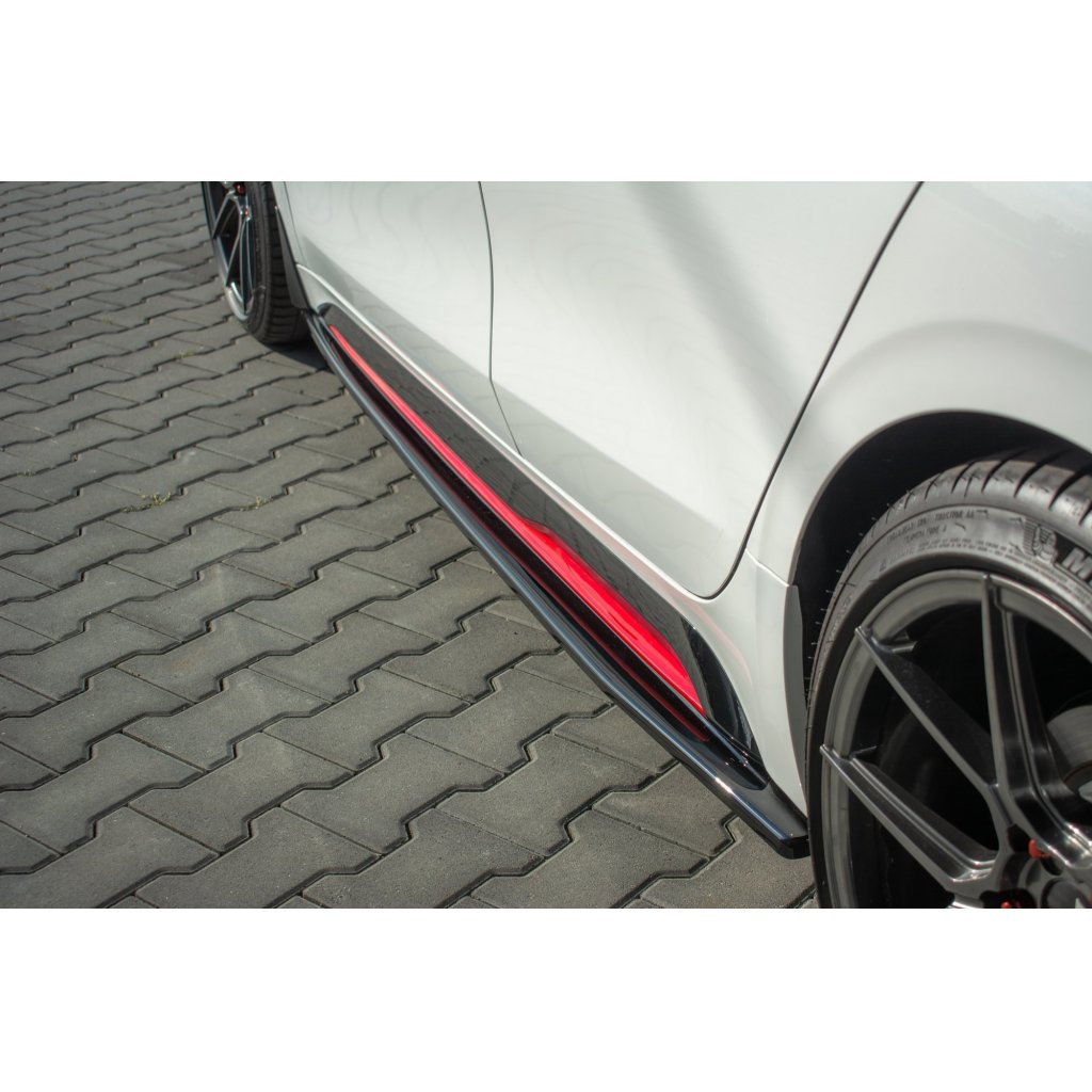 Maxton Design difuzory pod boční prahy pro Kia Cee'd Mk 3/ProCeed GT, plast ABS bez povrchové úpravy