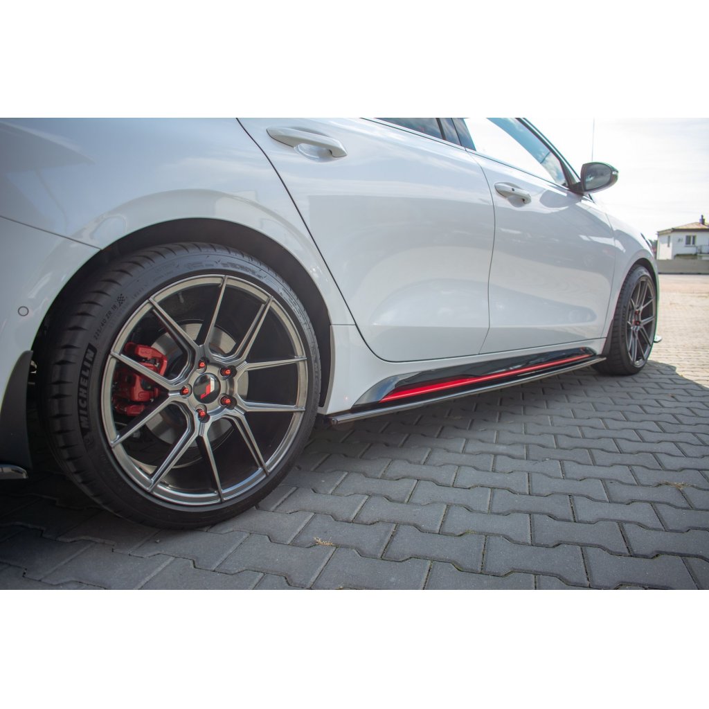 Maxton Design difuzory pod boční prahy pro Kia Cee'd Mk 3/ProCeed GT, plast ABS bez povrchové úpravy