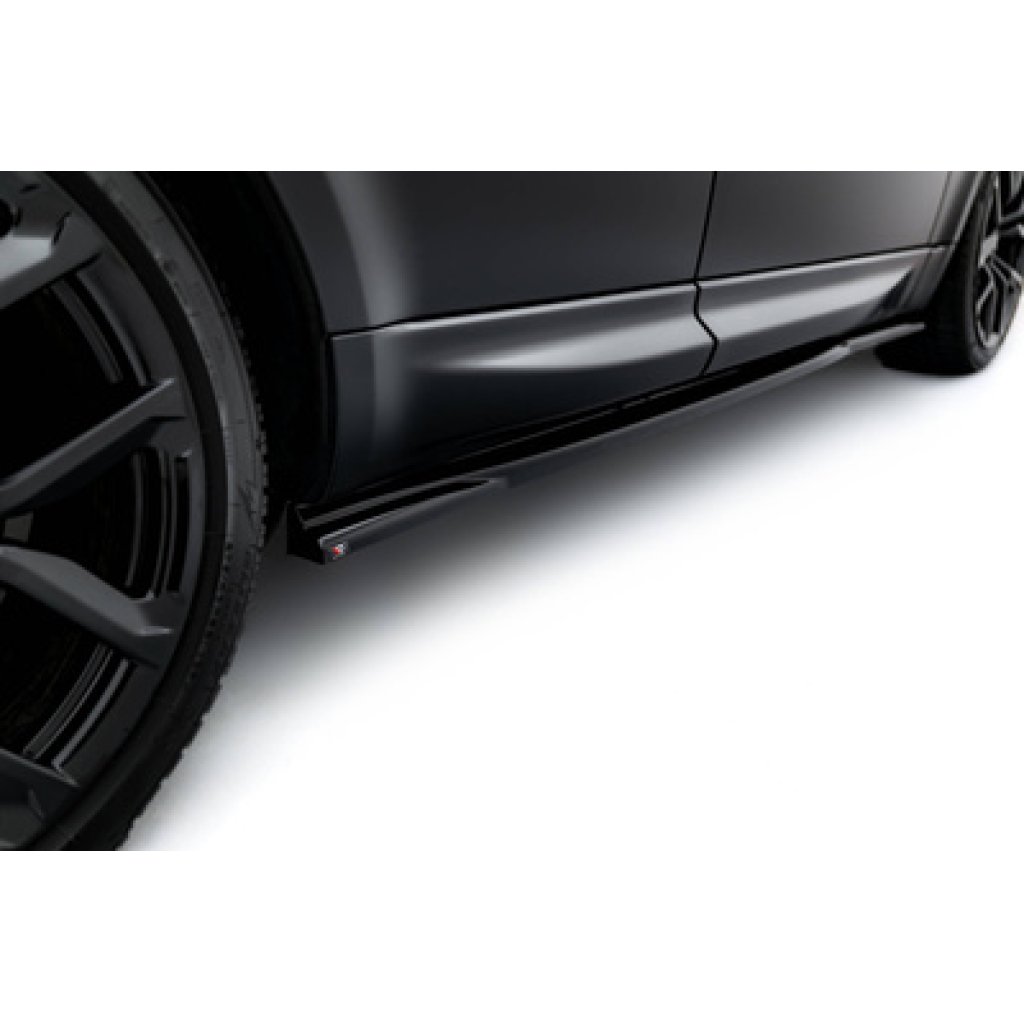 Maxton Design difuzory pod boční prahy pro Land rover Range Rover Sport Mk2, černý lesklý plast ABS