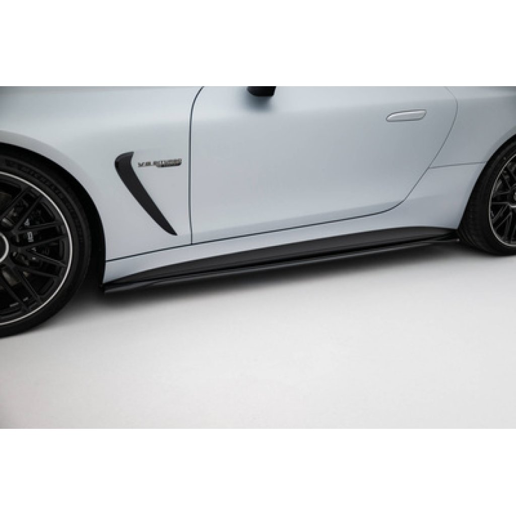 Maxton Design difuzory pod boční prahy pro Mercedes AMG GT C192 /63, černý lesklý plast ABS