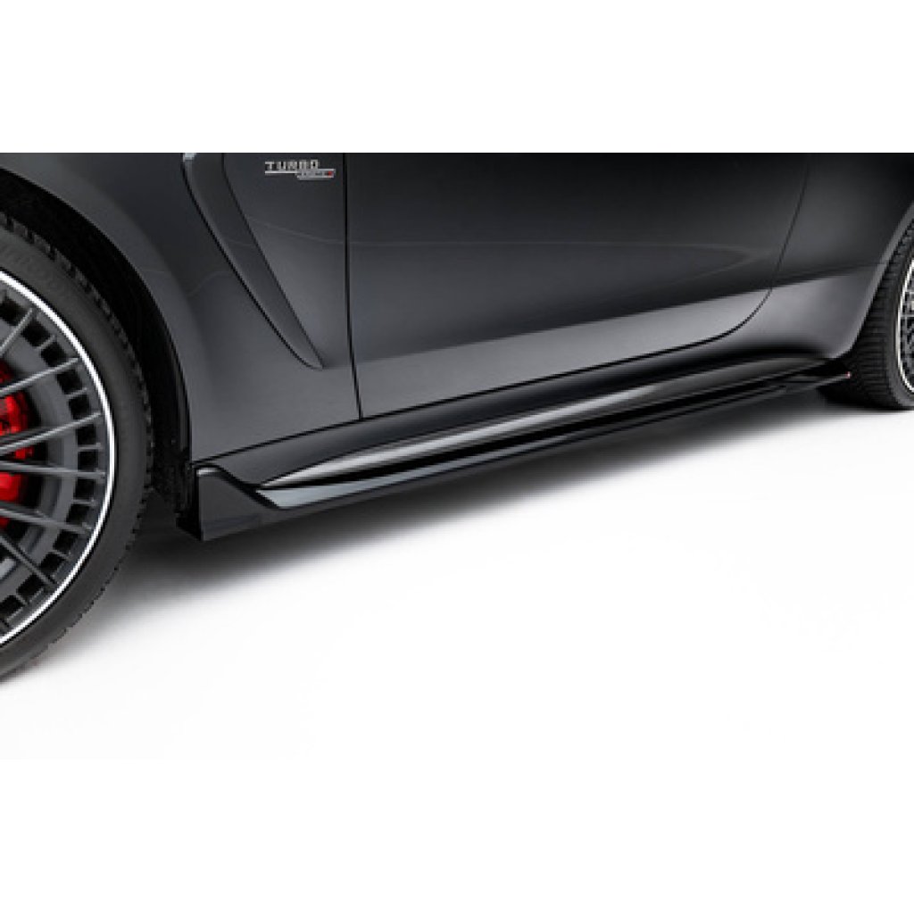 Maxton Design difuzory pod boční prahy pro Mercedes CLE C236 53 AMG, černý lesklý plast ABS