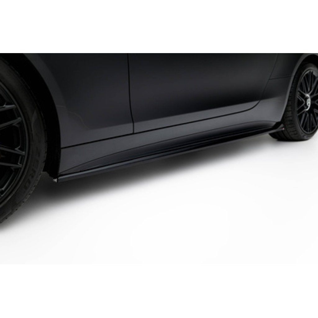Maxton Design difuzory pod boční prahy pro Mercedes SL R232/AMG 63, černý lesklý plast ABS