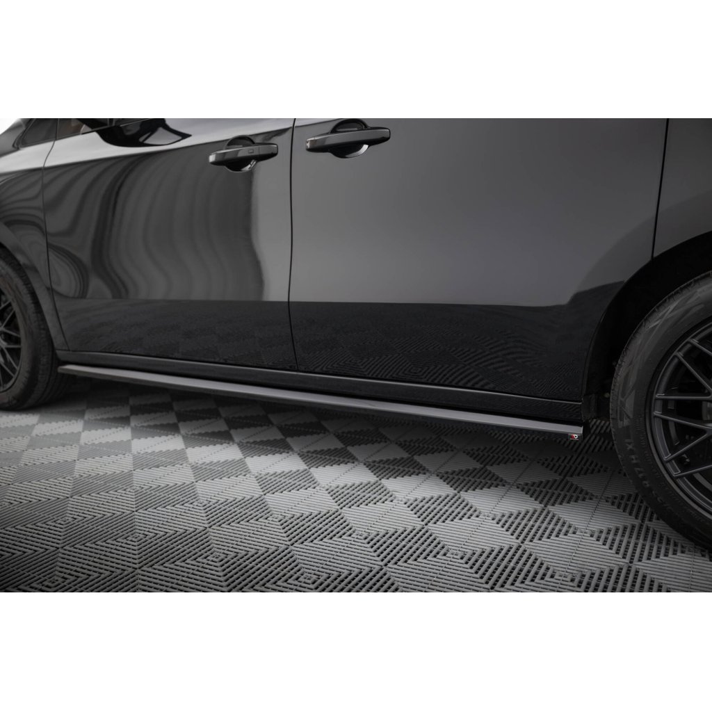 Maxton Design difuzory pod boční prahy pro Mercedes třída T W420, černý lesklý plast ABS