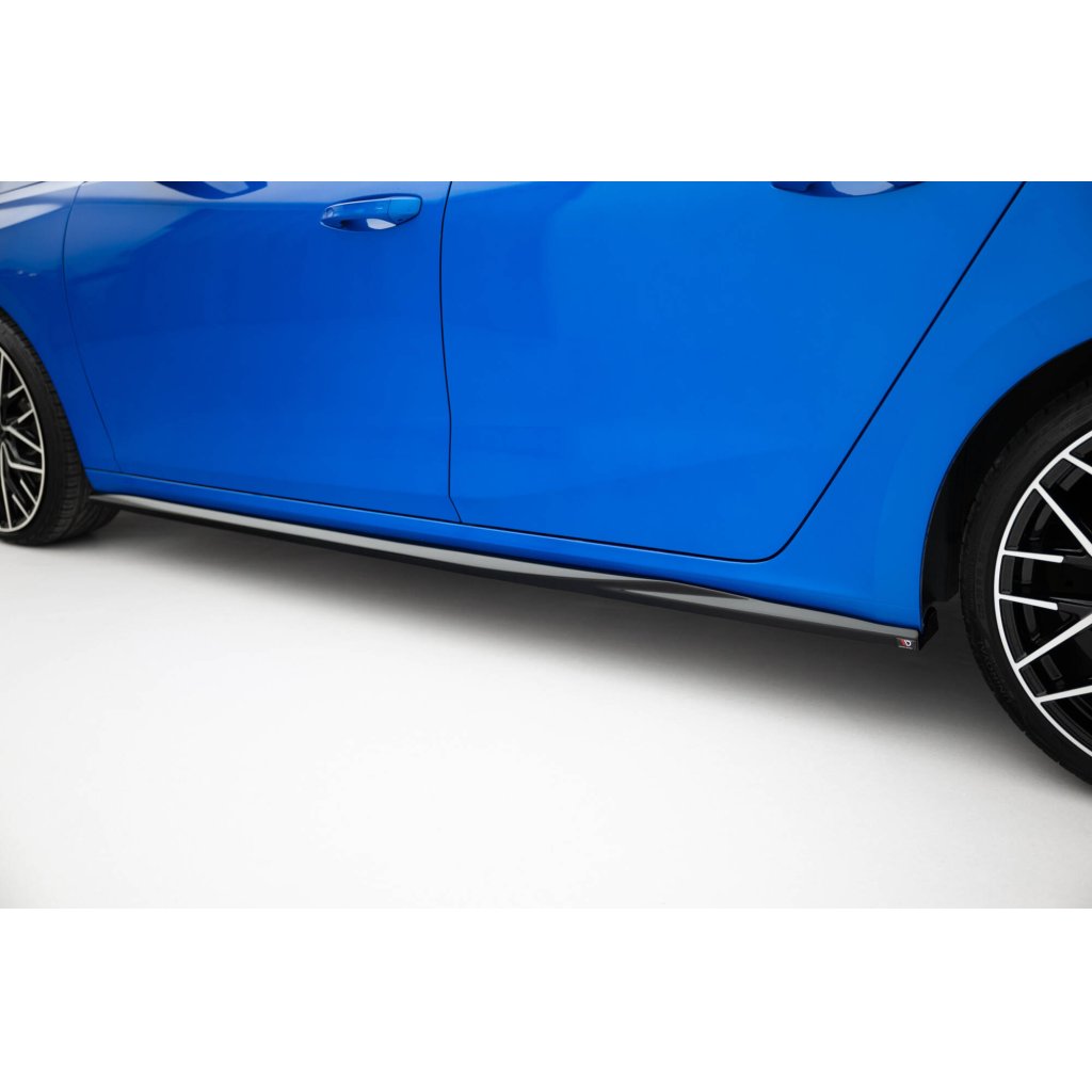 Maxton Design difuzory pod boční prahy pro Opel Astra L (Mk5), černý lesklý plast ABS, Sports Tourer